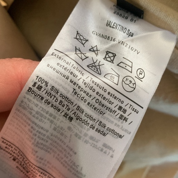 Valentino Spa trench coat tan studs detail sz XL luxury buttons classic elegant - Picture 16 of 16